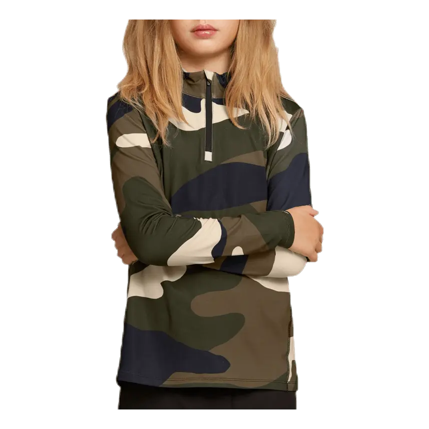 Harald Midlayer Half Zip Junior Patterned