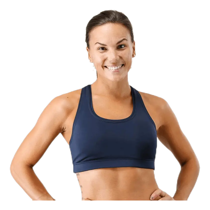Iconic Wool Sports Bra Blue
