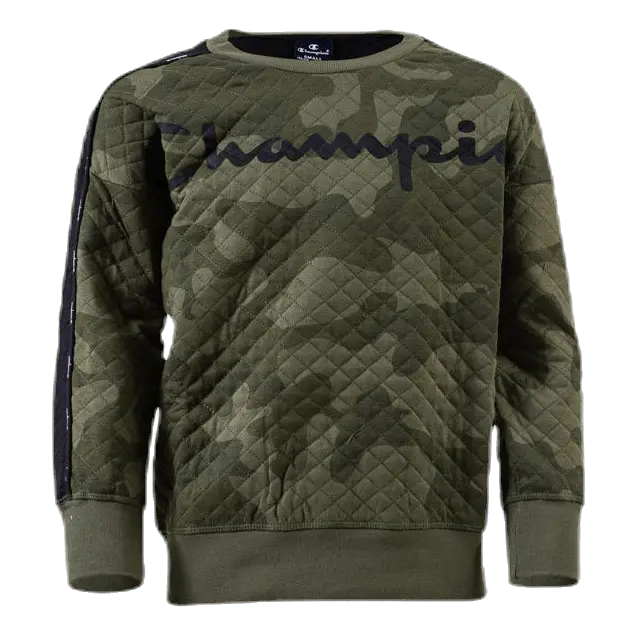 Crewneck Sweatshirt Patterned/Green