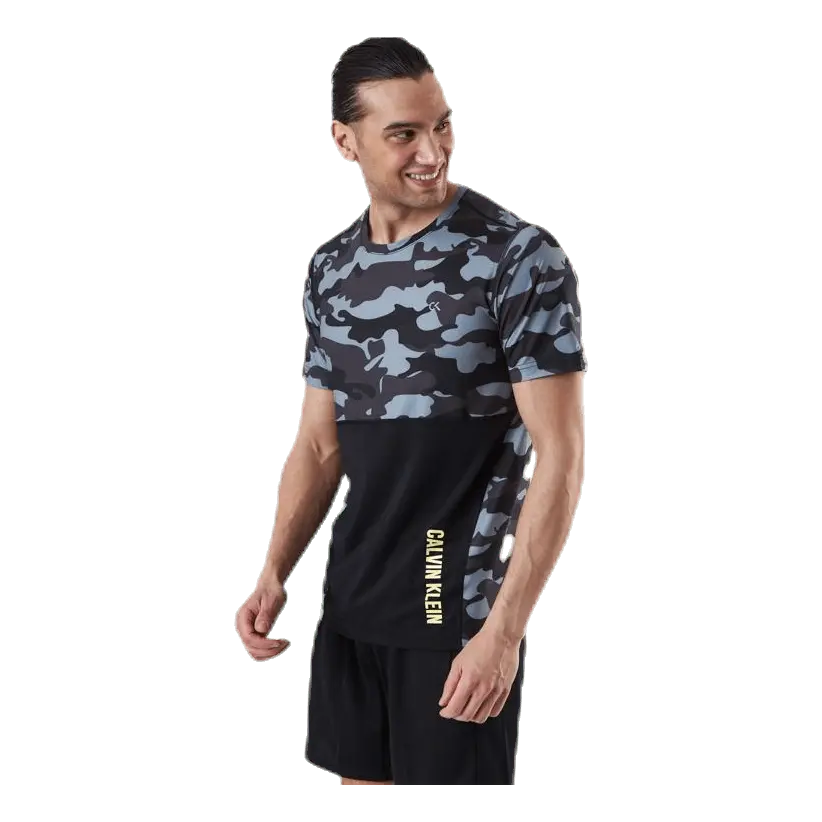 Perfect Workout SS Tee Patterned/Black