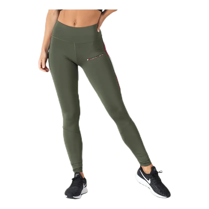 Legging Full Length With Tape Green