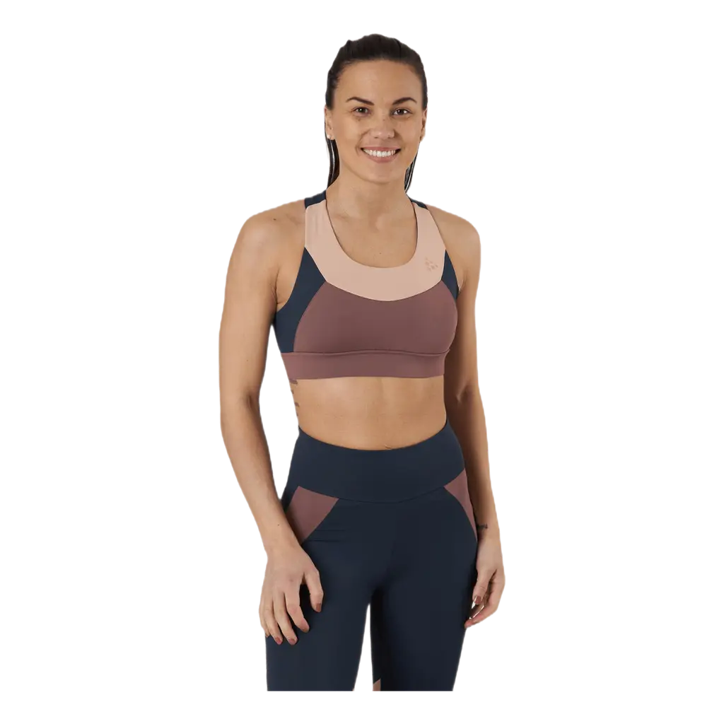 Flow Bocked Sport Top Brown