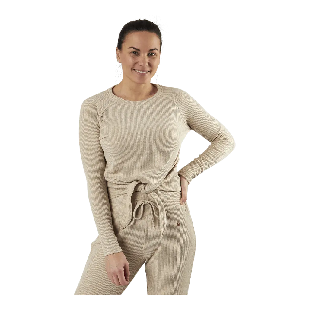 Studio Rib Sweater Beige