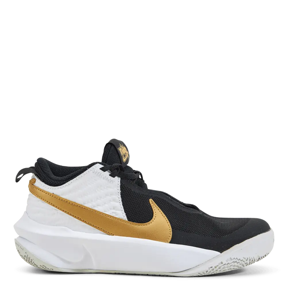 Team Hustle D 10 Big Kids' Basketball Shoes BLACK/METALLIC GOLD-WHITE-PHOTON DUST