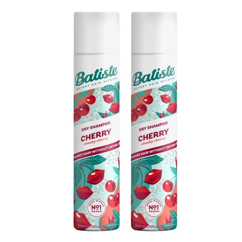 2-pack Batiste Dry Shampoo Cherry 200ml - StylingAgenten Norge