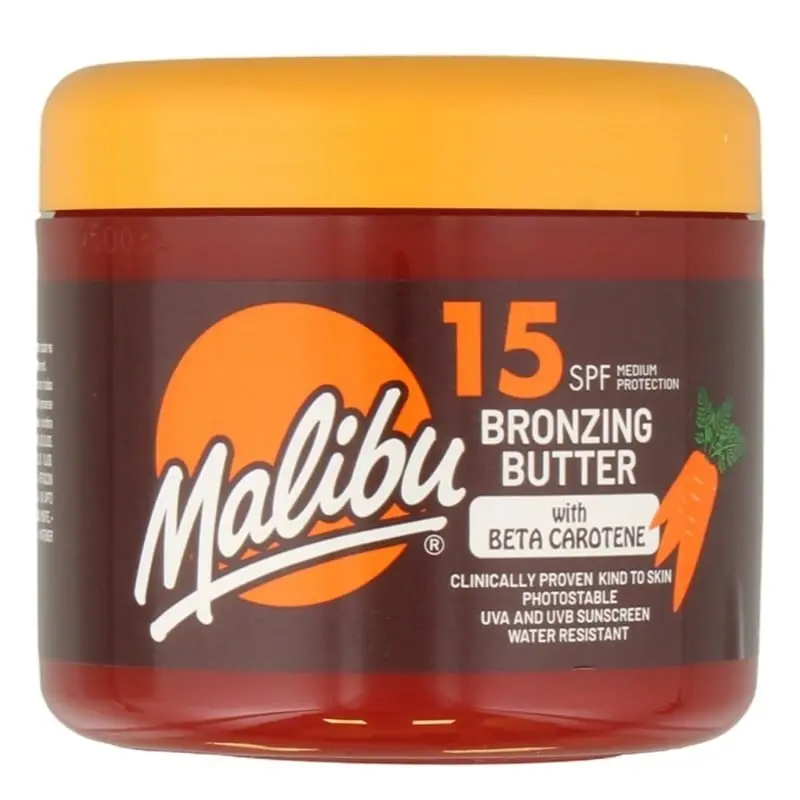 Malibu Bronzing Butter with Beta Carotene SPF15 300ml - StylingAgenten Norge