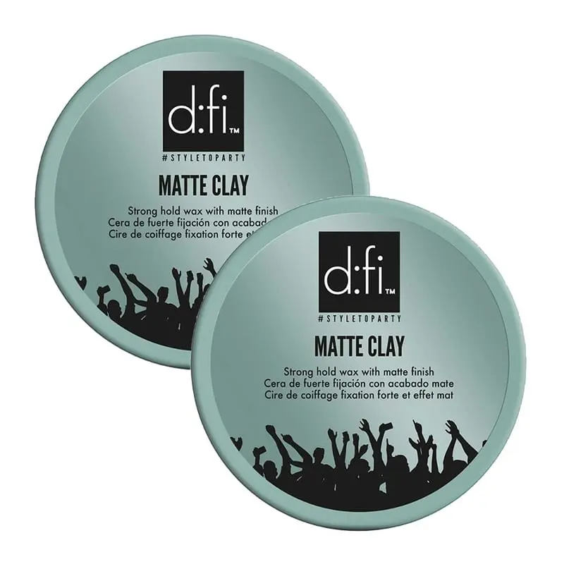 2-pack D:fi Matte Clay 75g - StylingAgenten Norge