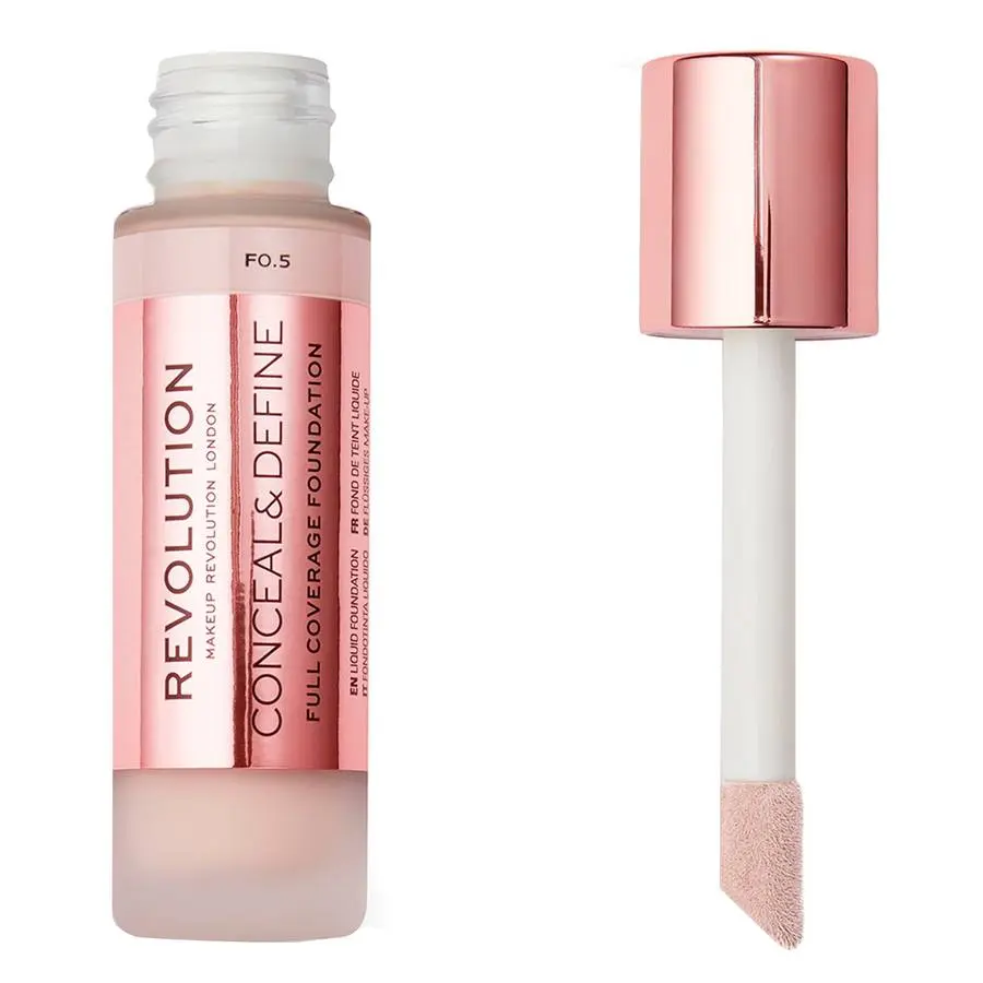 Makeup Revolution Conceal & Define Foundation F0.5 - StylingAgenten Norge