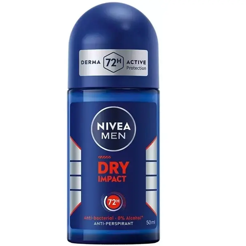 Nivea Men Dry Impact Roll On 50ml - StylingAgenten Norge