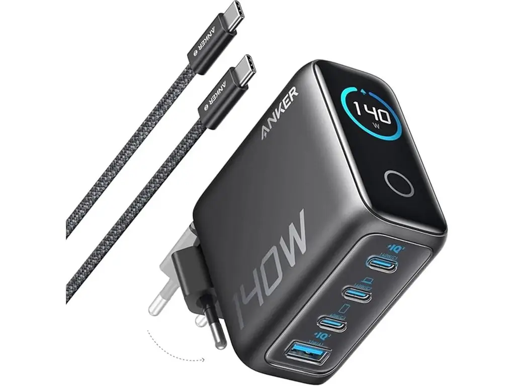 Anker 140W Strømadapter USB-C m/kabel