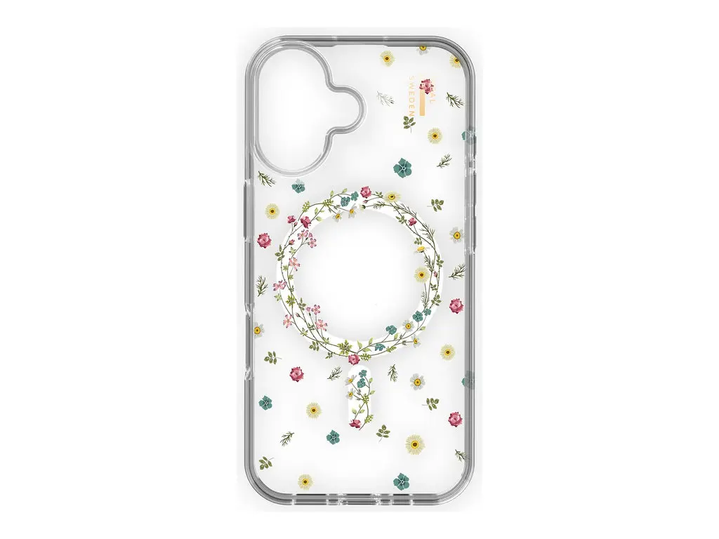 iDeal Mobildeksel iPhone 16 Plus Magsafe - Gjennomsiktig Floral