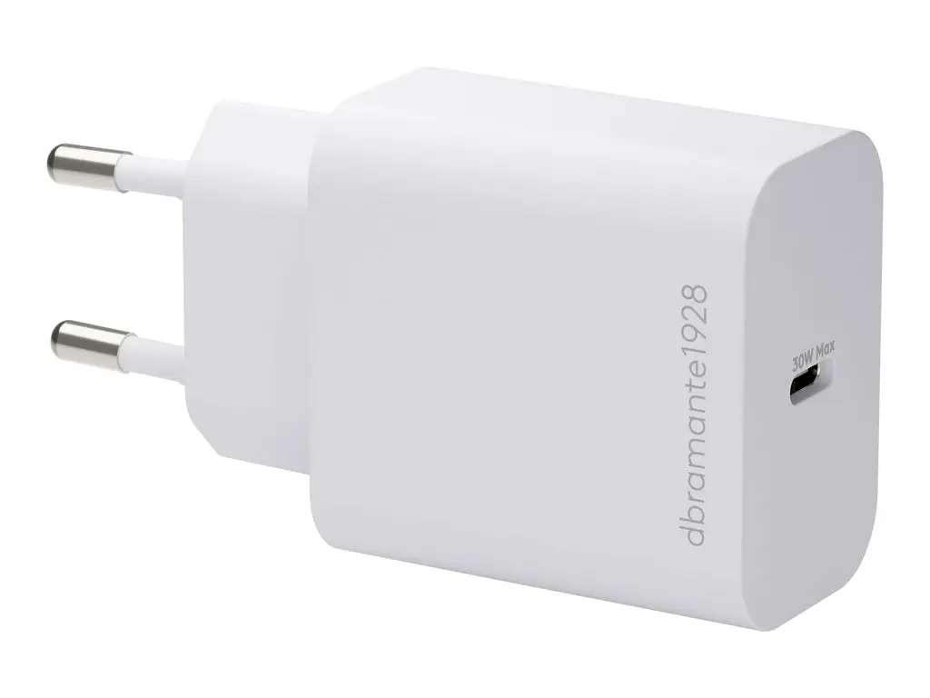 dbramante 30W Strømadapter USB-C - Hvit