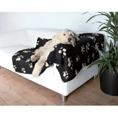 Trixie Barney Flisteppe Hund | Sort/Beige 150×100 cm
