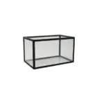 Akvarie helglass med ramme - 105 liter, Aluminium