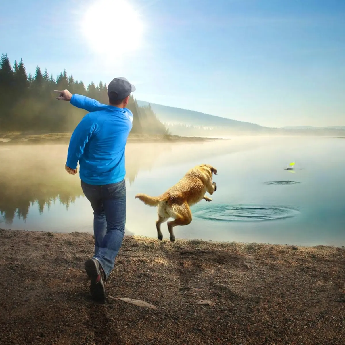 Kurgo Flytesteiner til Hund for Lek i Vann og Apport