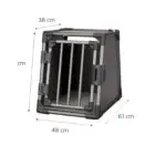 Trixie Bilbur aluminium grafitt - 48x56x61 cm