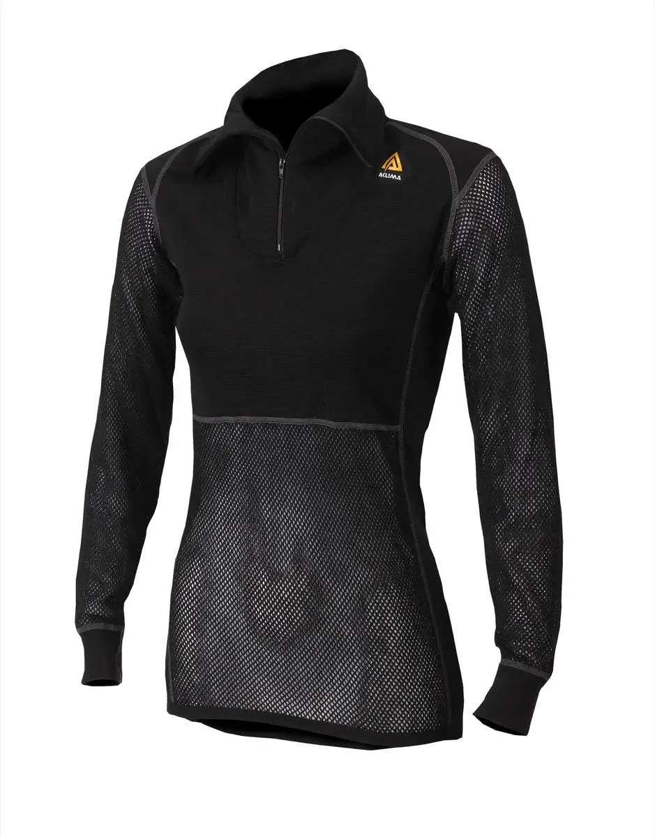 Aclima Woolnet Polo w/zip W