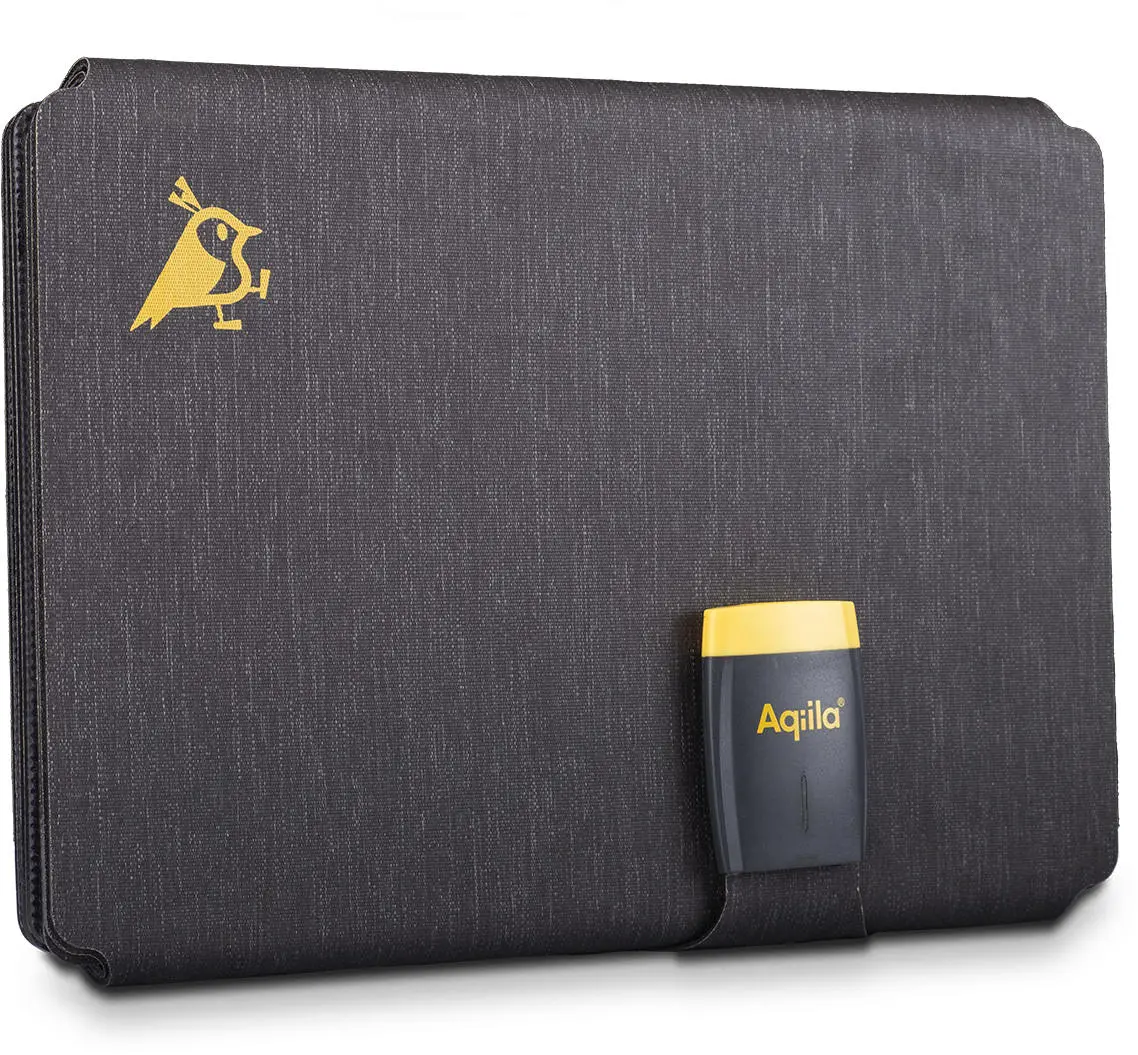 Aqiila - Sunbird P56 - Foldable solar charger with USB-C port