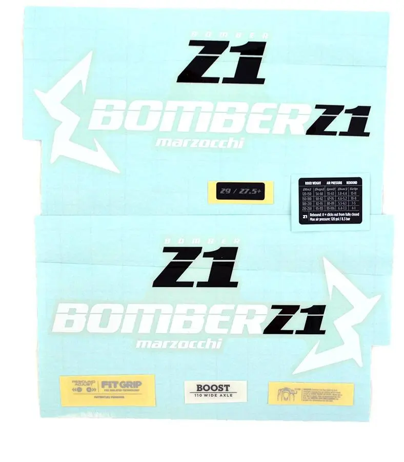 Marzocchi Z1 decal kit