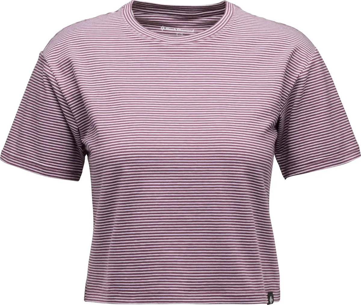 Black Diamond BD Stripe Crop SS Tee W's