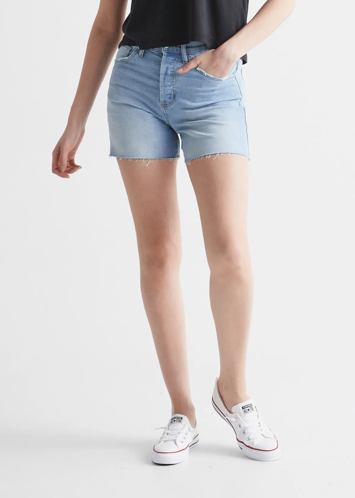 DU/ER Midweight Denim High Rise Shor W's