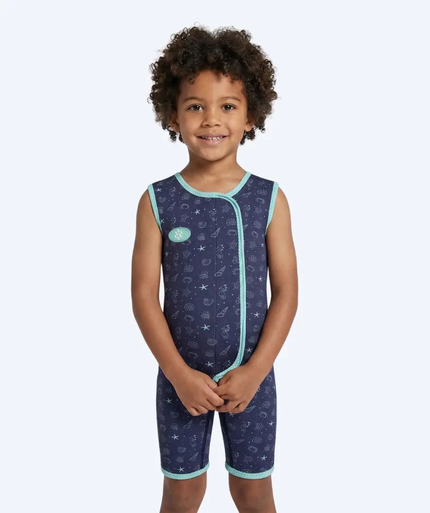 Watery våtdrakt til barn - Baia Shorty - Atlantic Turquoise