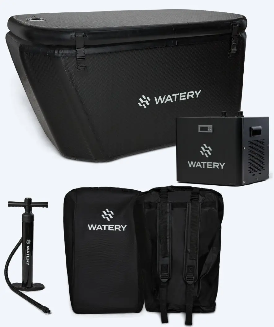 Pakketilbud: Watery Ace oppblåsbart isbad & vannkjøler