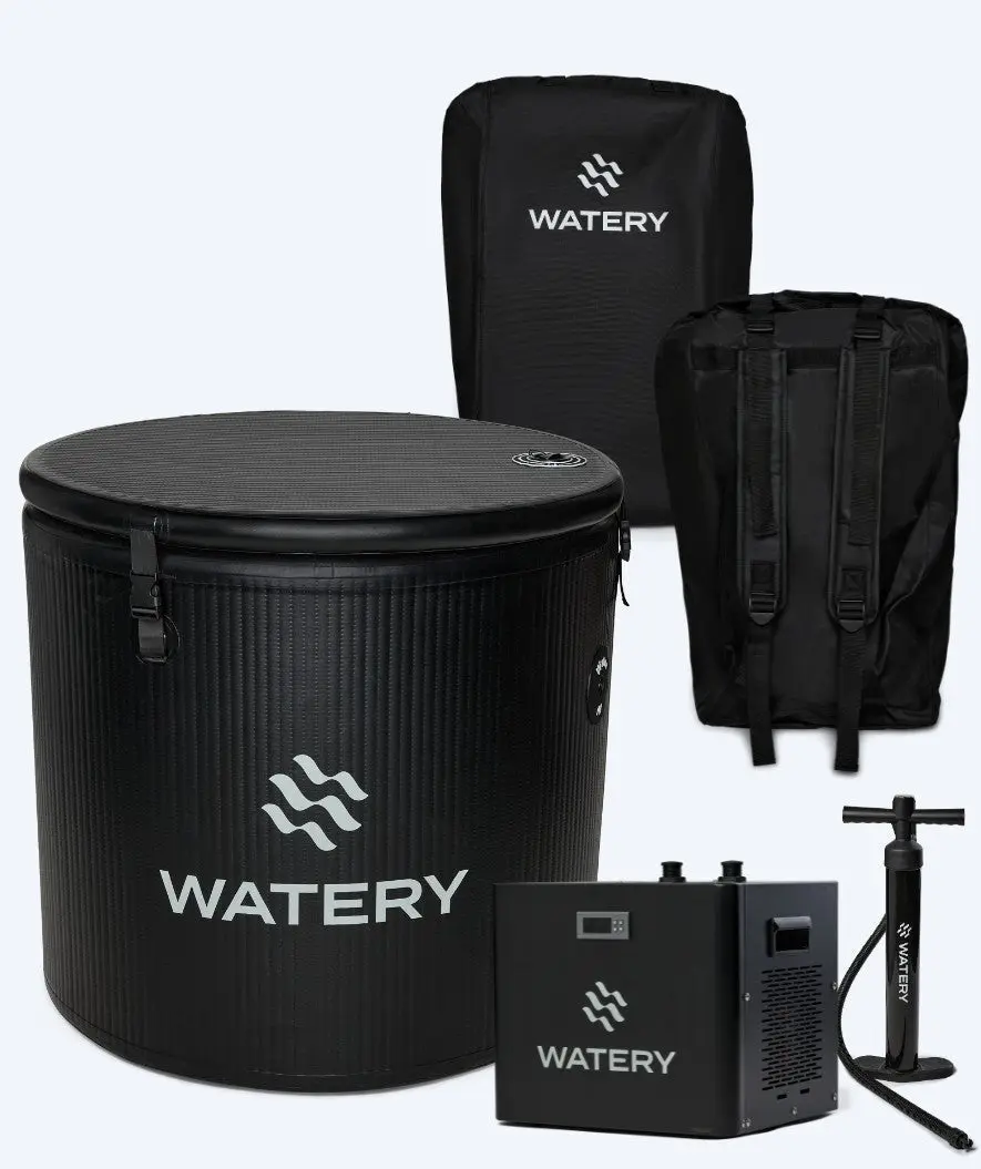 Pakketilbud: Watery Deluxe oppblåsbart isbad & vannkjøler