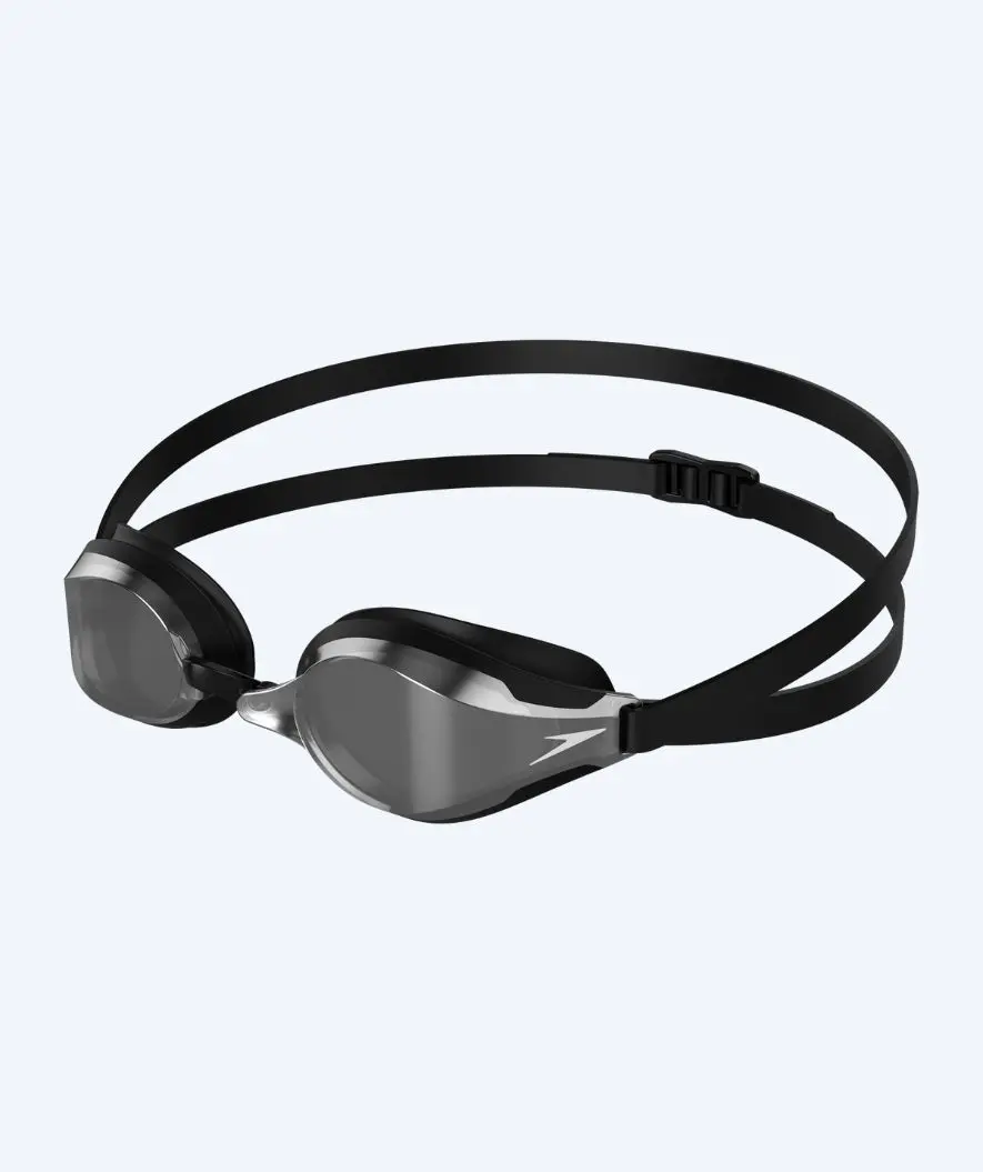 Speedo Elite svømmebriller - Fastskin Speedsocket 2 Mirror - Svart/sølv