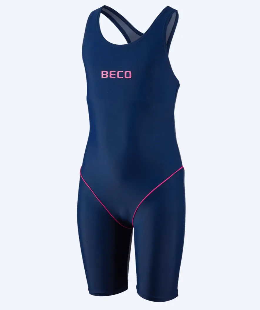 Beco badedrakt med lange ben til jenter - Maxpower - Blå/rosa