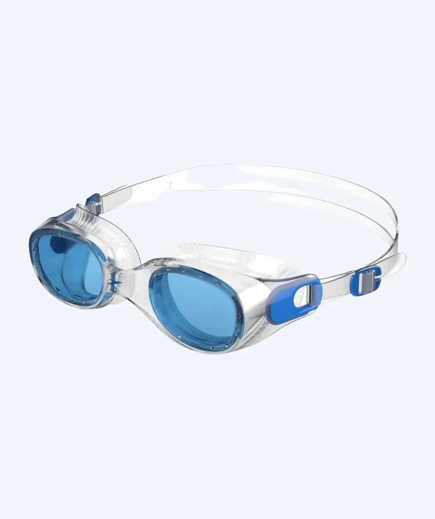Speedo mosjons dykkerbriller - Futura Classic - Hvit/blå