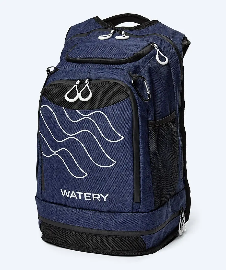 Watery svømmesekk - Viper Elite 45L - Mørkeblå/hvit
