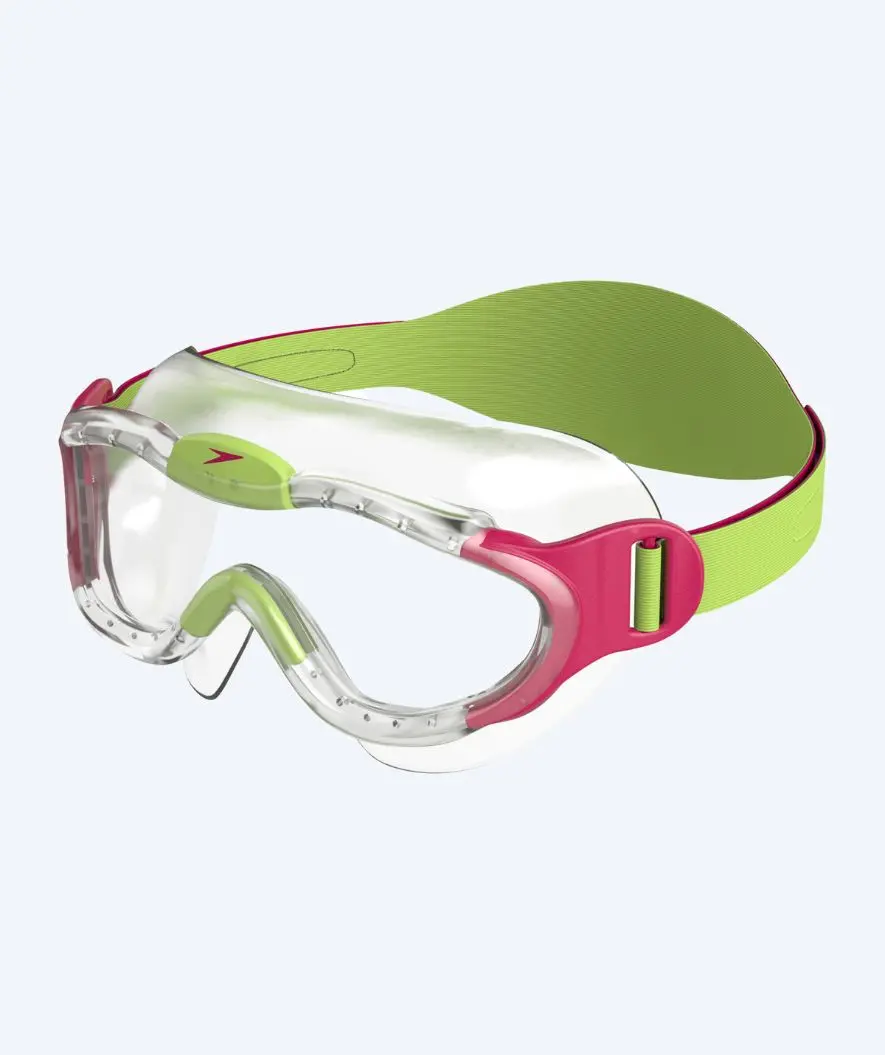 Speedo svømmebriller til barn (2-6) - Sea Squad Mask - Klar/rosa