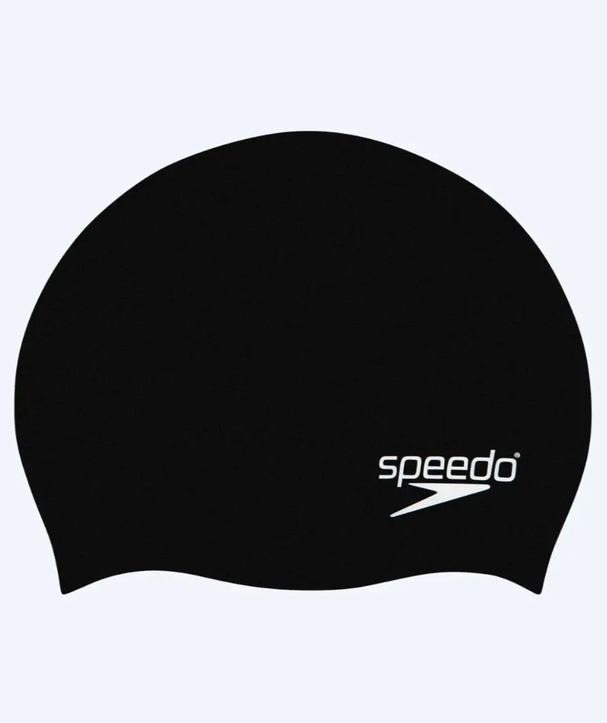Speedo badehette til junior (6-16) - Plain - Svart