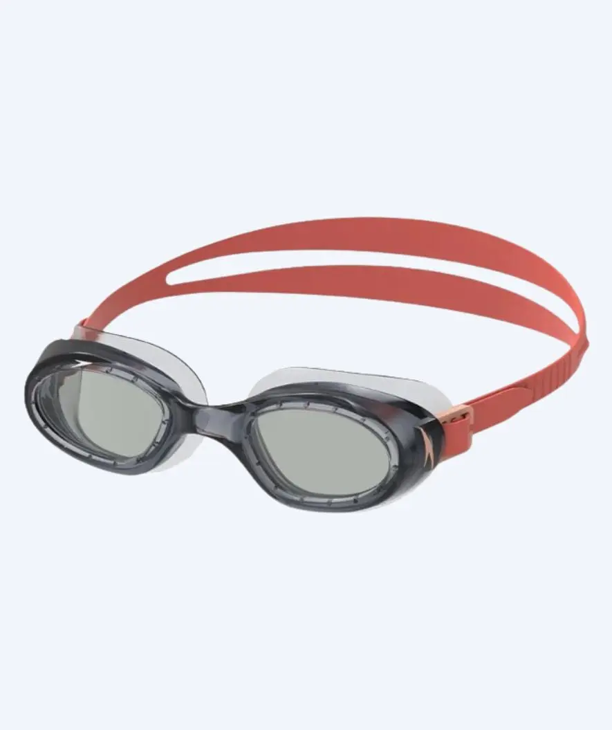 Speedo svømmebriller til barn (6-16) - Futura Hydrospex - Rød/smoke