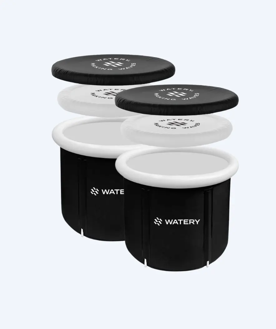 Pakketilbud: 2x Watery Hero oppblåsbart isbadekar