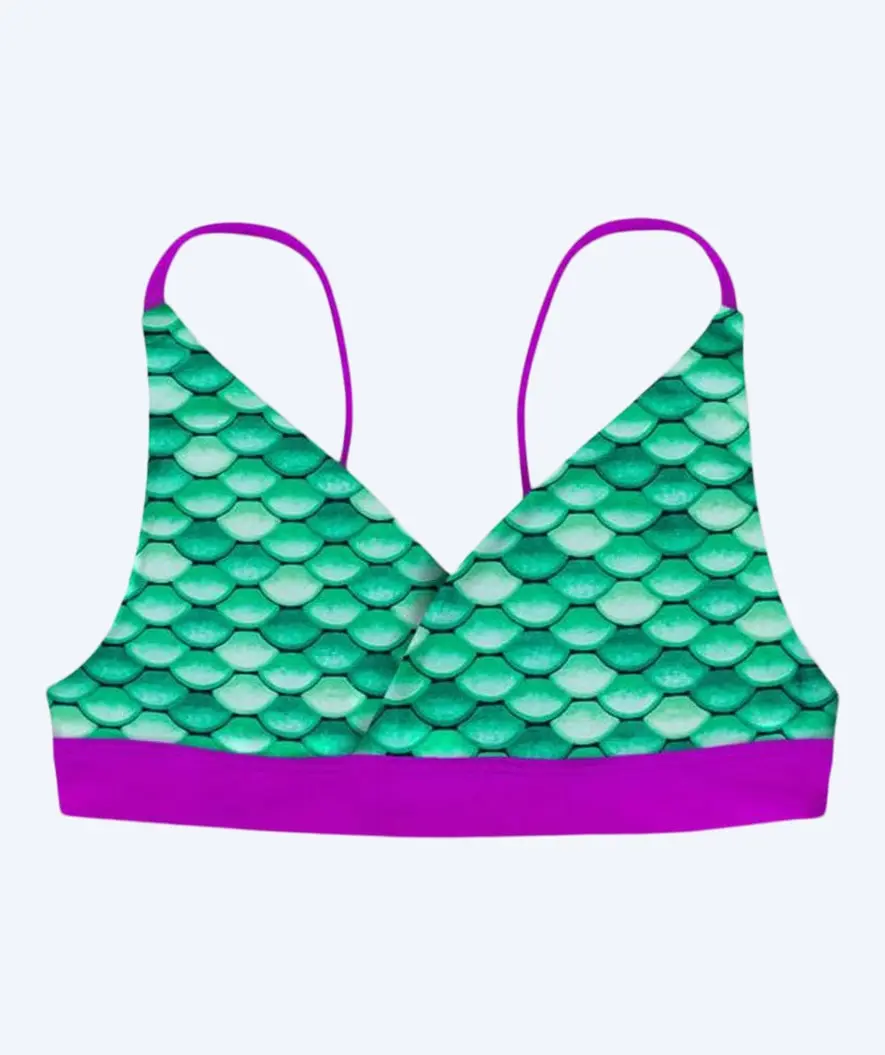 Fin Fun bikinitopp til jenter - Celtic Green