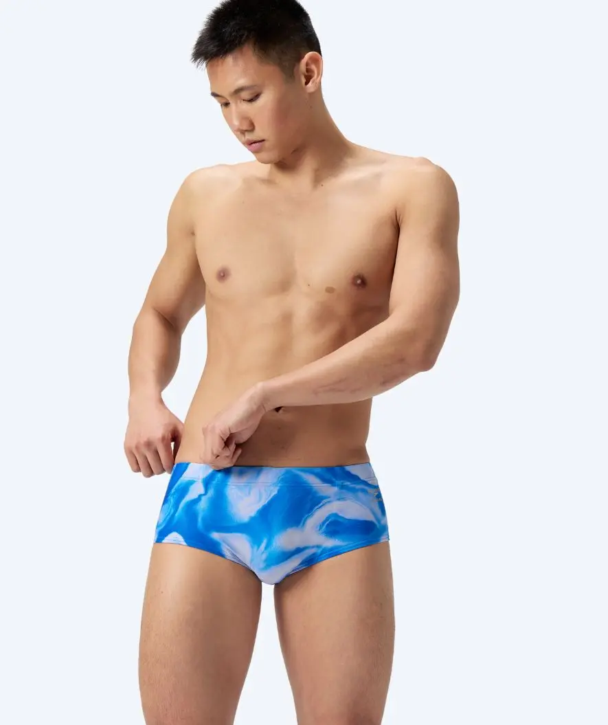 Speedo trunks til menn - ML Printed - Lyseblå/hvit