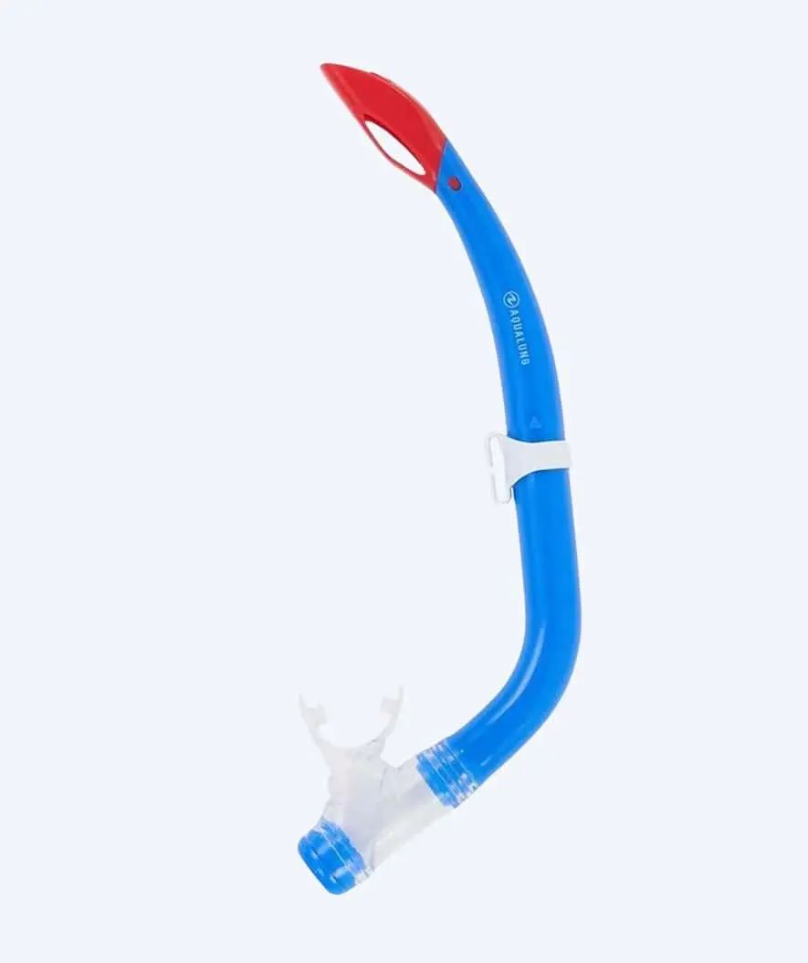 Aqualung snorkel til voksne - Pike - Hvit/blå