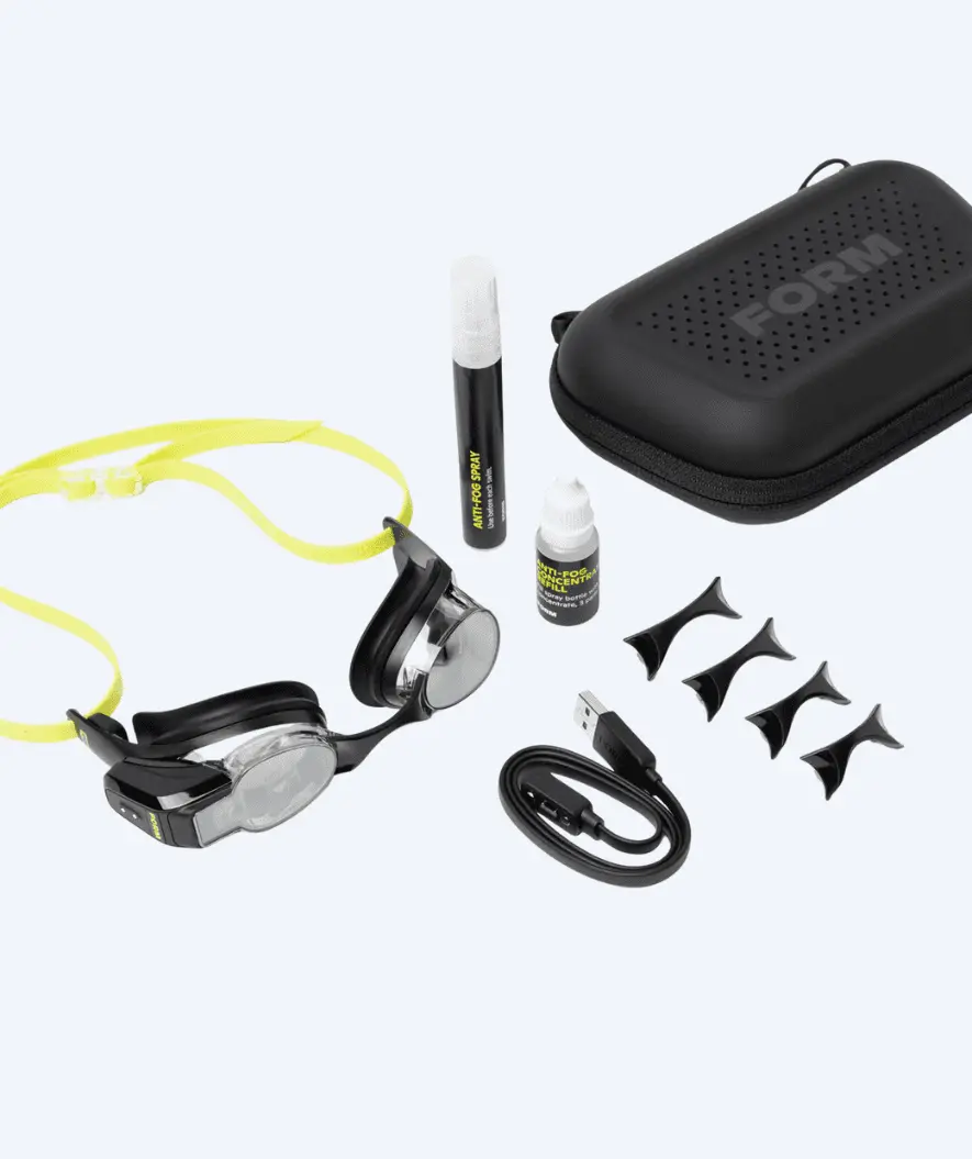 Form Swim skjerm Elite svømmebriller - Smart Swim 2 PRO - Svart/grønn