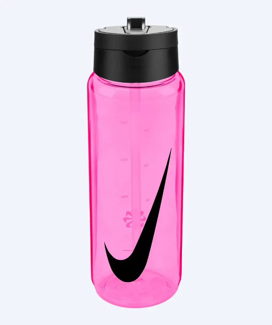Nike drikkeflaske - Renew Recharge Straw - Rosa/svart