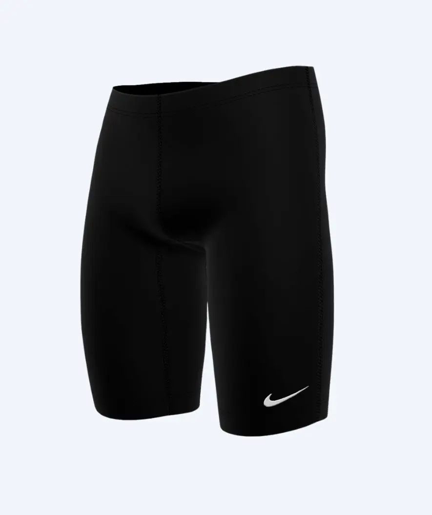 Nike lange badebukser til gutter - Hydrastrong - Svart