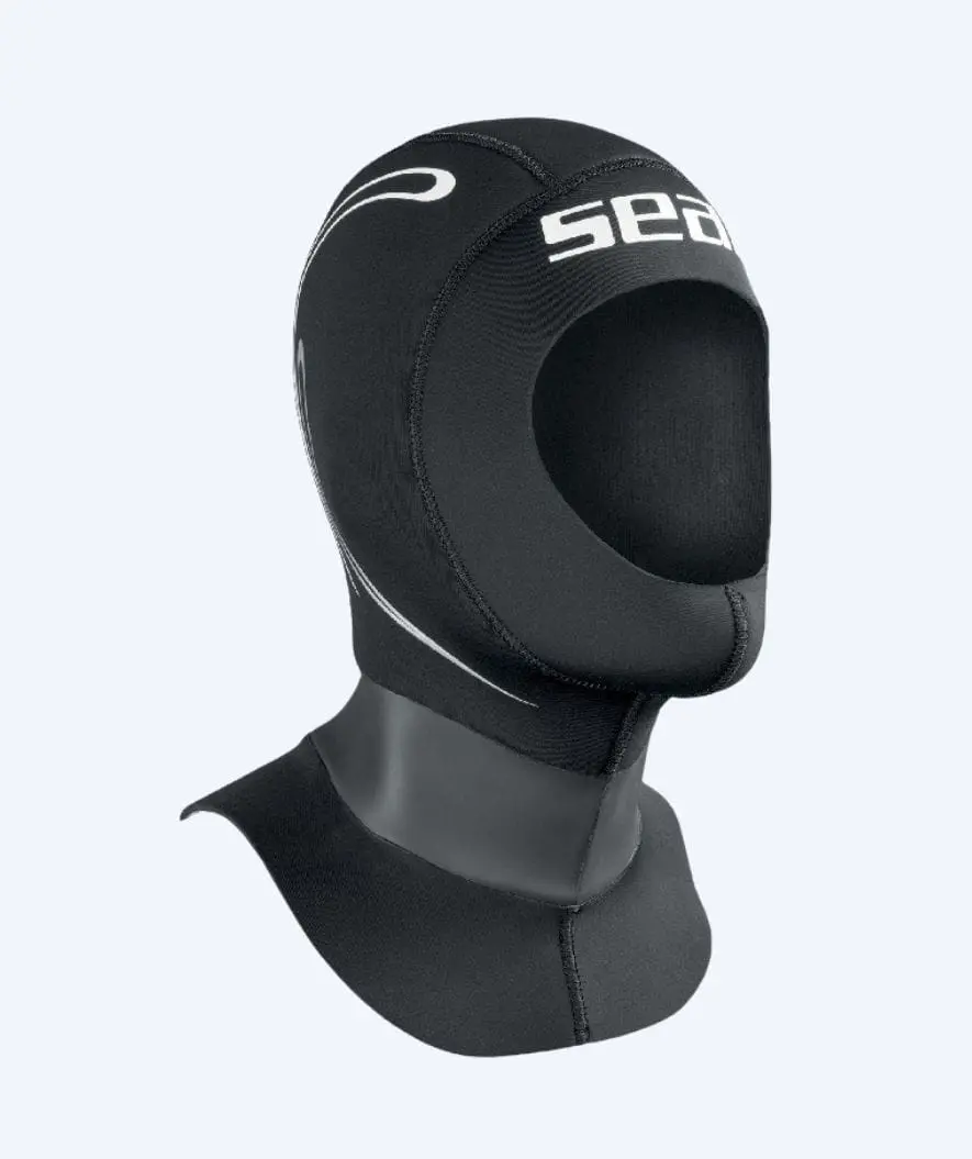 SEAC neopren dykkerhette - Tekno - Svart