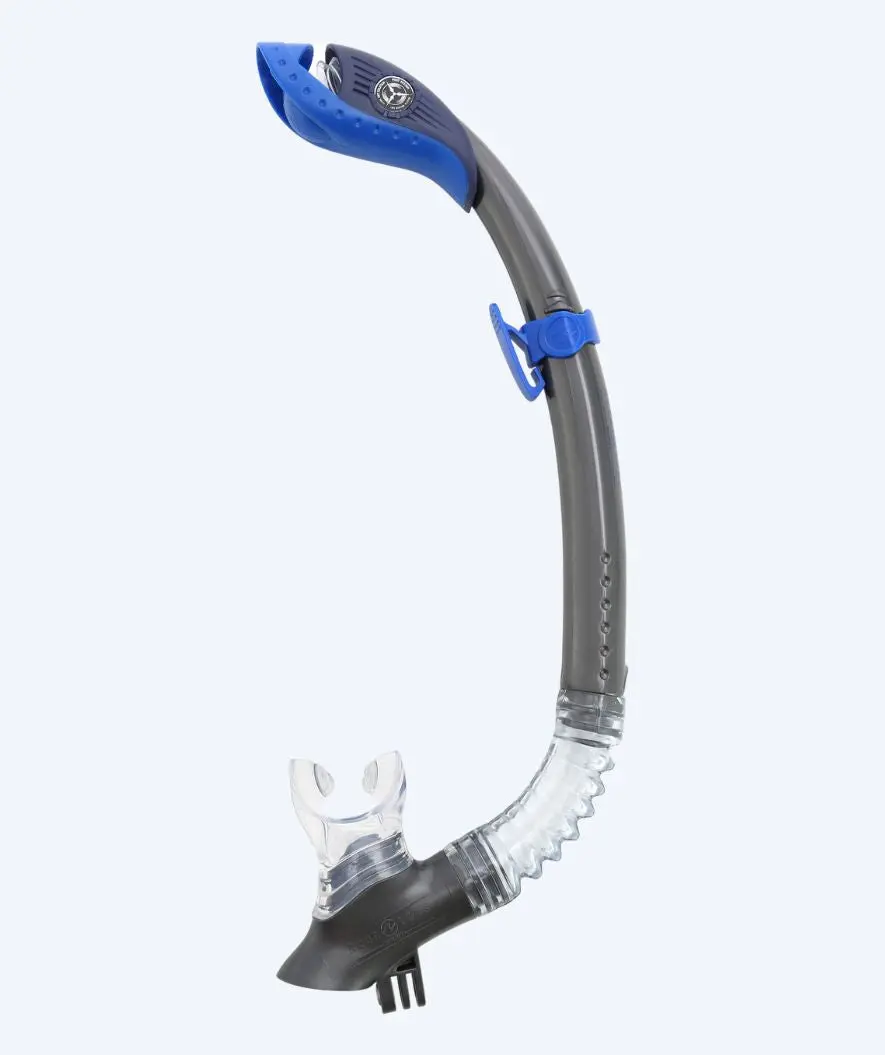 Aqualung semi-dry snorkel til voksne - FXS GO - Grå/blå