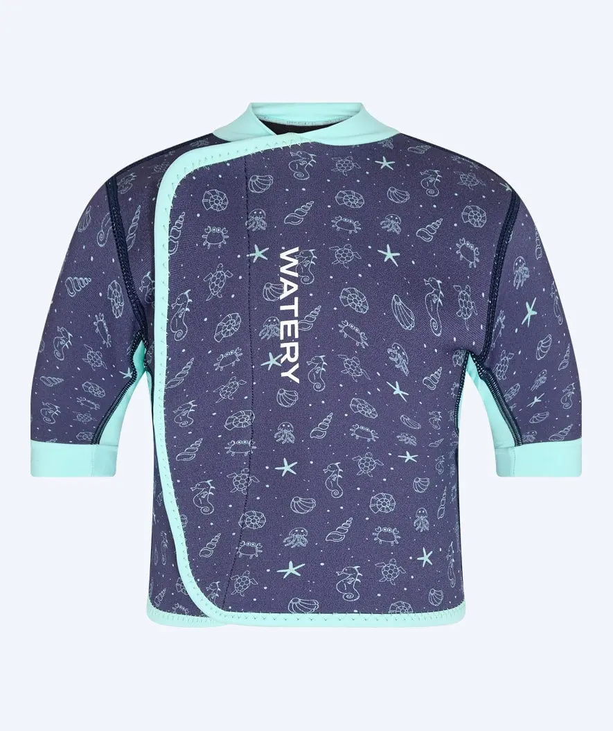 Watery neopren trøye - Baia Top - Atlantic Turquoise