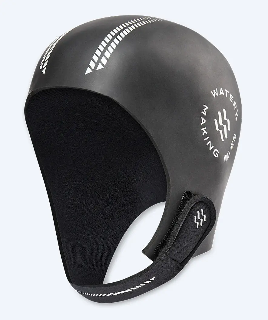Watery neopren hette - Calder Pro (4mm) - Svart