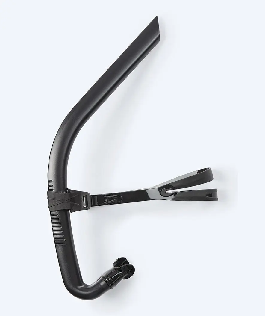 Watery centersnorkel til junior (10-16) - Hydrolite - Svart