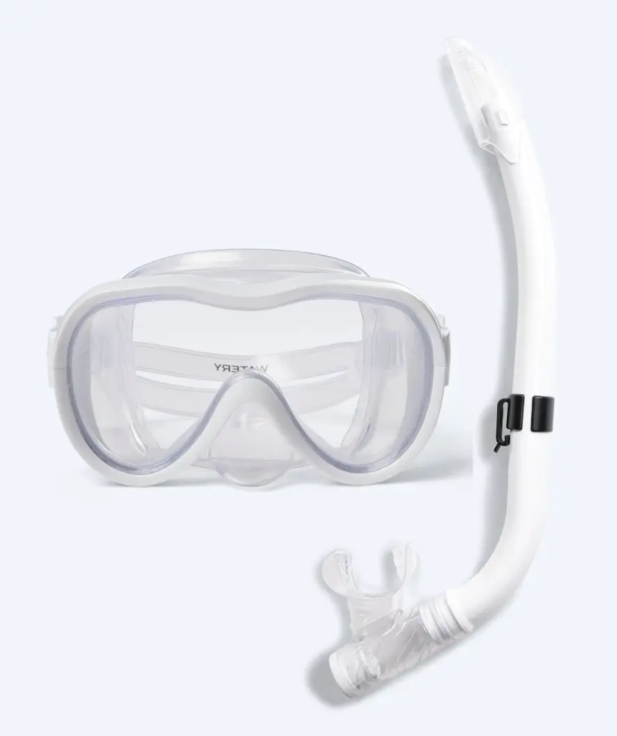 Watery Combo snorkelsett til junior (8-15) - Odine - Hvit