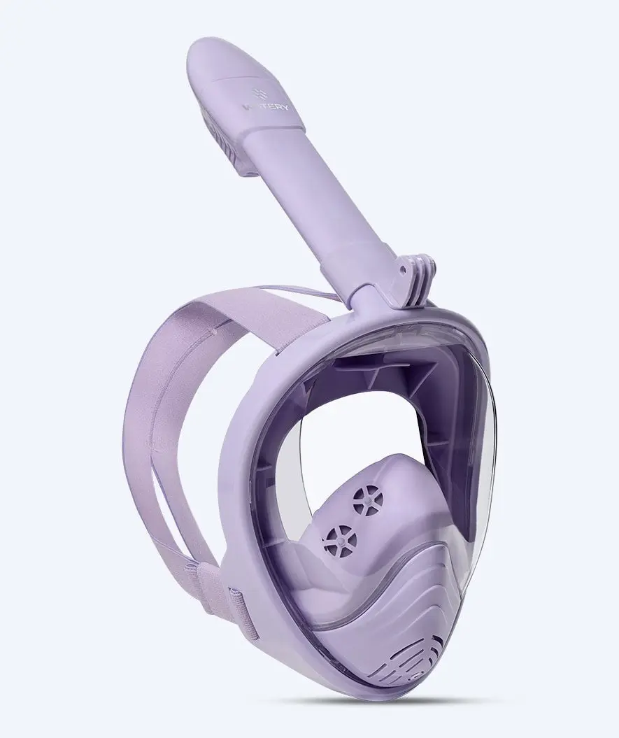 Watery full face-dykkemaske til barn - Oxygen - Lilla