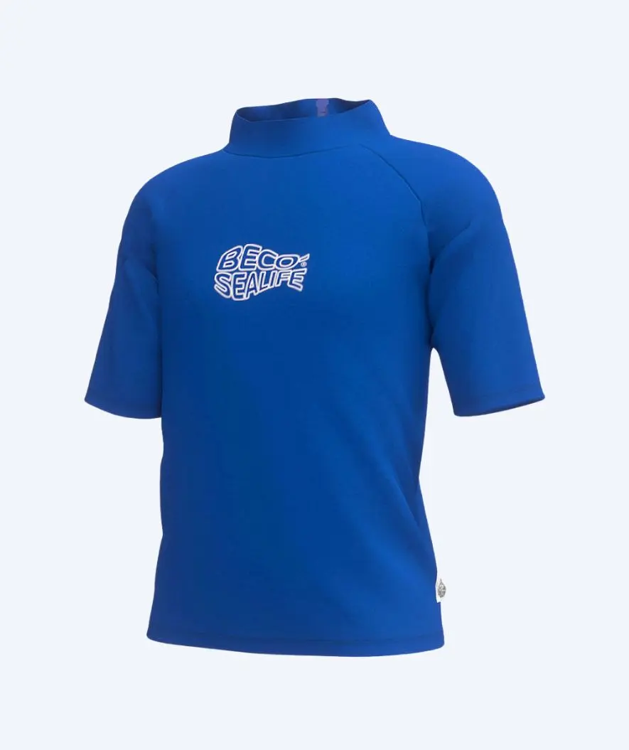 Beco UV-trøye til barn - Sealife Kortermet Rashguard - Blå